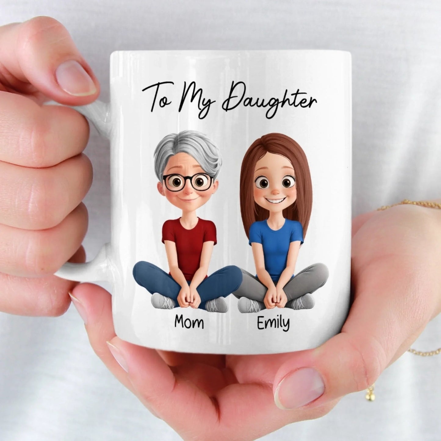 You Warm My World - Personalized Ceramic Mug - Gift For Mom, Mother's Day | GR25 HN02