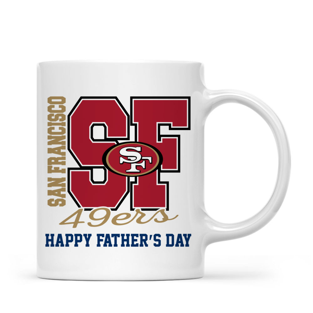 Best Dad Ever NFL Family - Personalized Mug - Gifts For American Football Lover | TM12 HN02