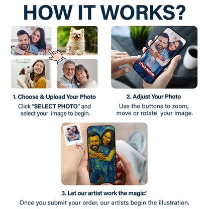 Custom Photo Starry Night Couple I Wish I Could Turn Back The Clock - Personalized Mug