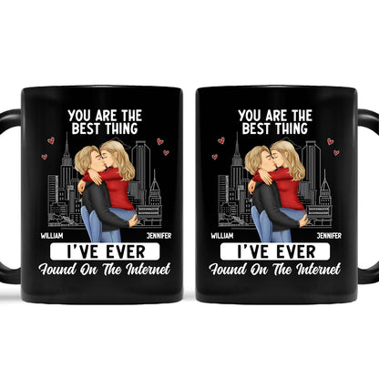 Kissing Couple Best Thing Found On The Internet - Personalised Mug