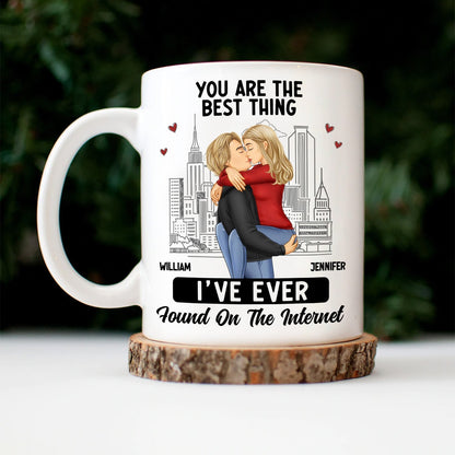 Kissing Couple Best Thing Found On The Internet - Personalised Mug
