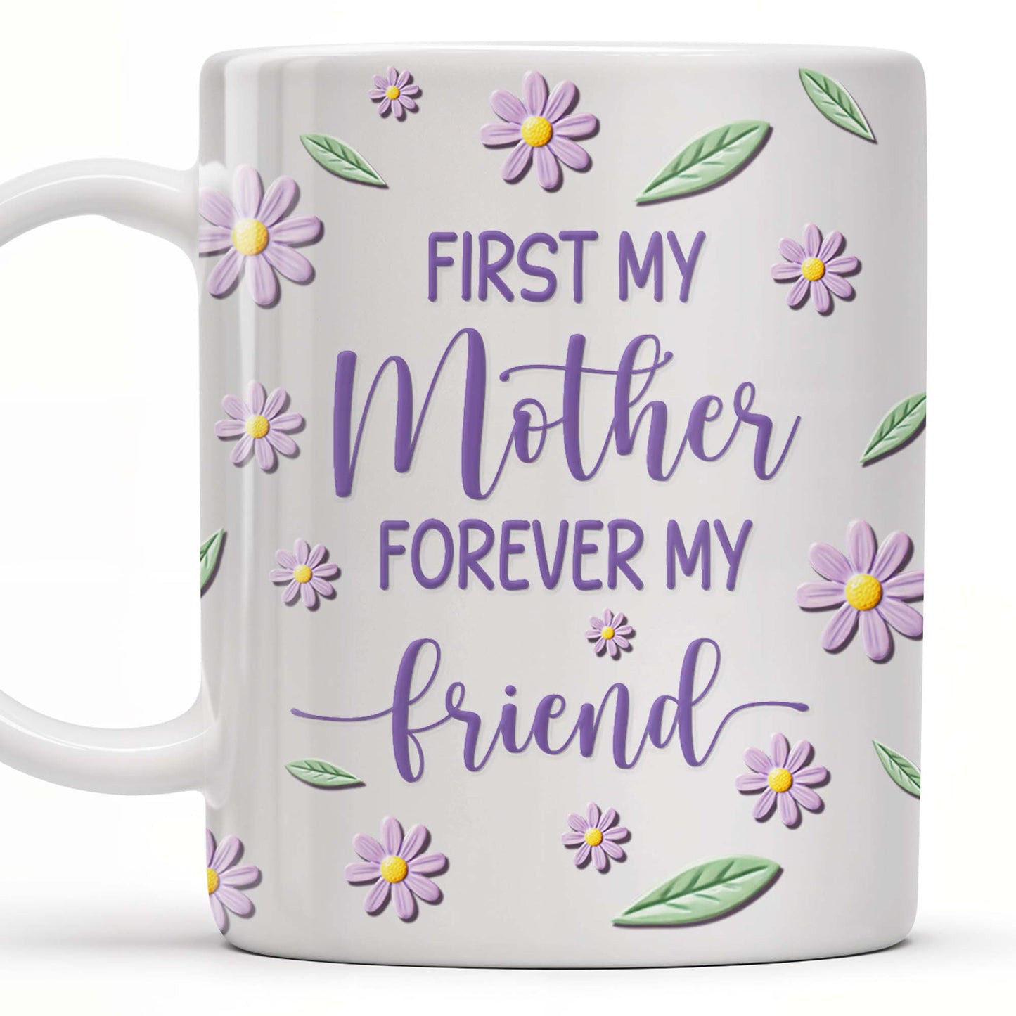 Celebrate Friendship With Stylish Ladies And Flowers - Personalized Custom Coffee Mug - MOM053_MG