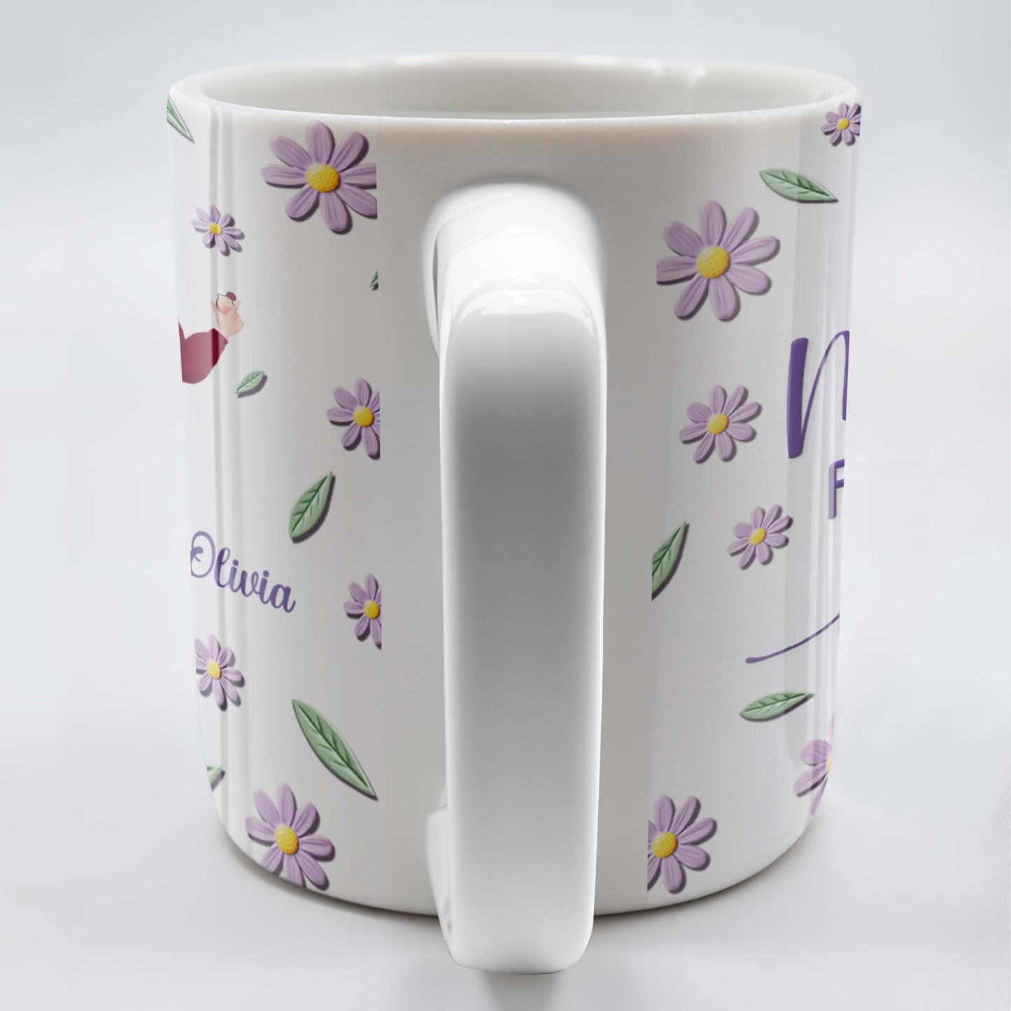 Celebrate Friendship With Stylish Ladies And Flowers - Personalized Custom Coffee Mug - MOM053_MG