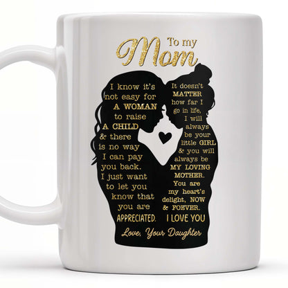 Celebrate The Simplistic Elegance Of Nature With This Floral Design, Flower And Plant - Personalized Custom Coffee Mug - MOM066_MG