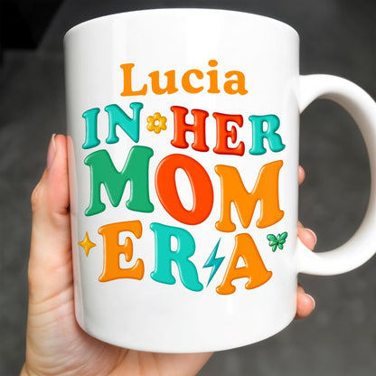 In Her Mom Era - Personalized Custom Coffee Mug - MOM104_MG