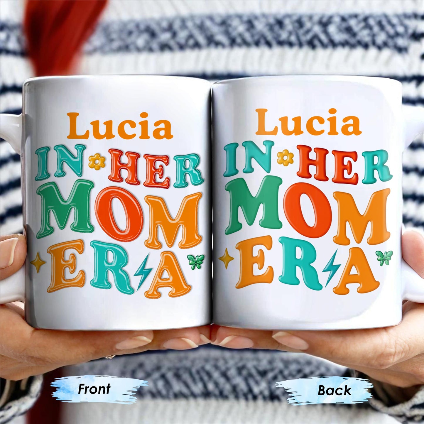 In Her Mom Era - Personalized Custom Coffee Mug - MOM104_MG
