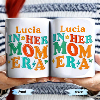 In Her Mom Era - Personalized Custom Coffee Mug - MOM104_MG
