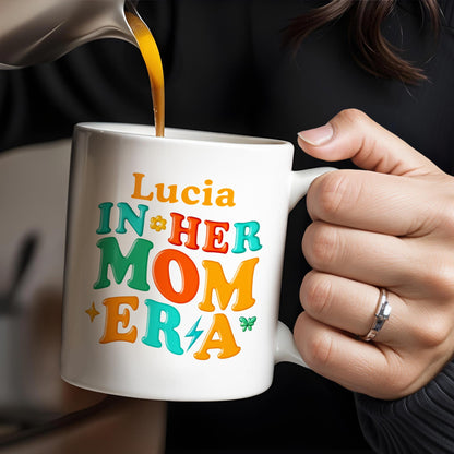 In Her Mom Era - Personalized Custom Coffee Mug - MOM104_MG