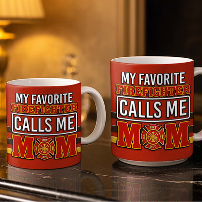 To My Beloved, 365 Days Of Bravery, Firefighter Pride - Personalized Custom Coffee Mug - MOM132_MG
