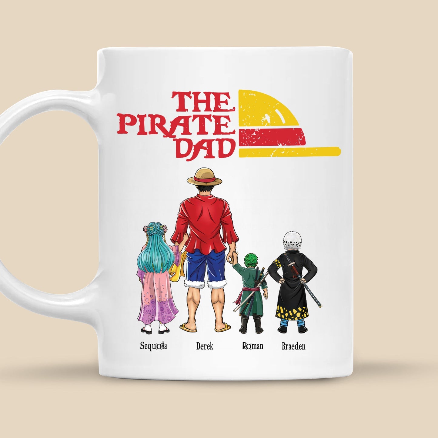 One Piece The Pirate Dad Hat - Gift For Dad - Personalized Ceramic Mug - CL11 NA94