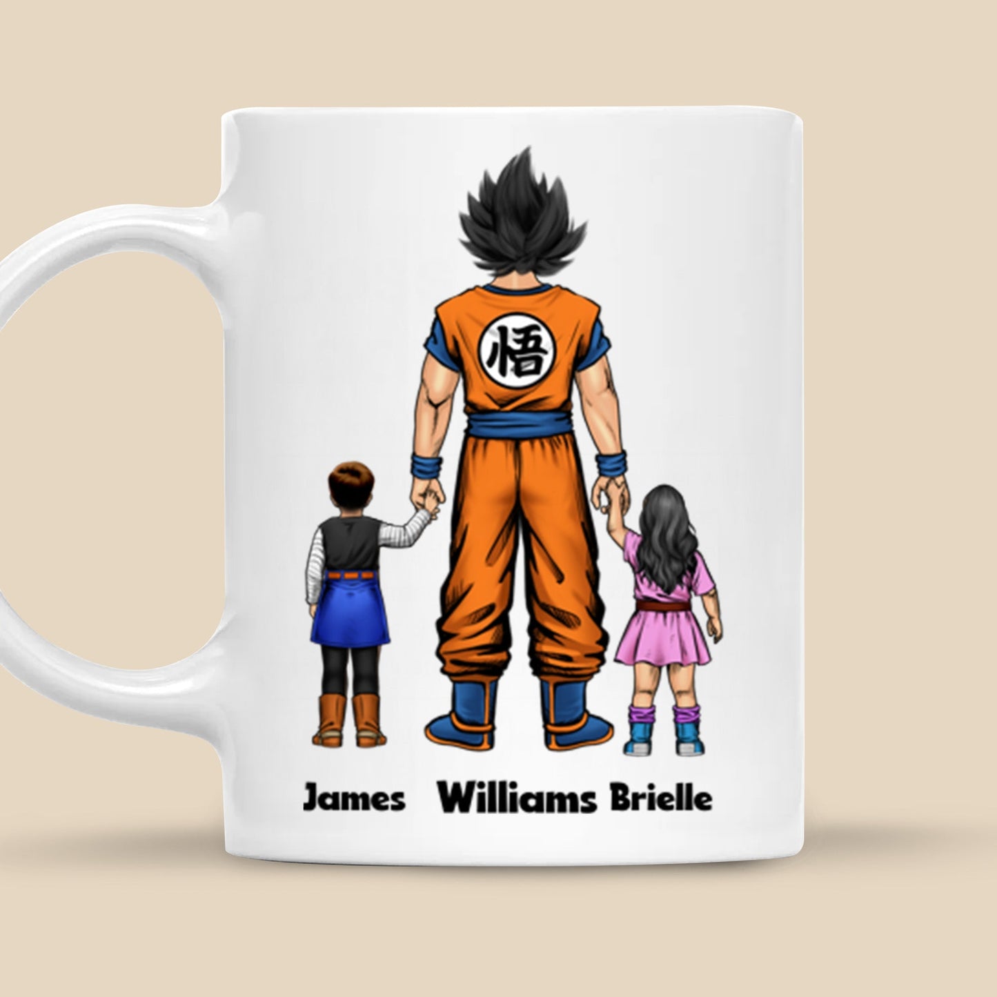 We Love You Over 9000 - Gift For Dad, Husband, Father's Day - Personalized Ceramic Mug