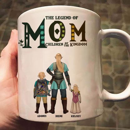 The Legend Of Mom Children Of The Kingdom Zelda - Personalized Mug - Gift for Mom, Grandma, Wife | CL07 NH96