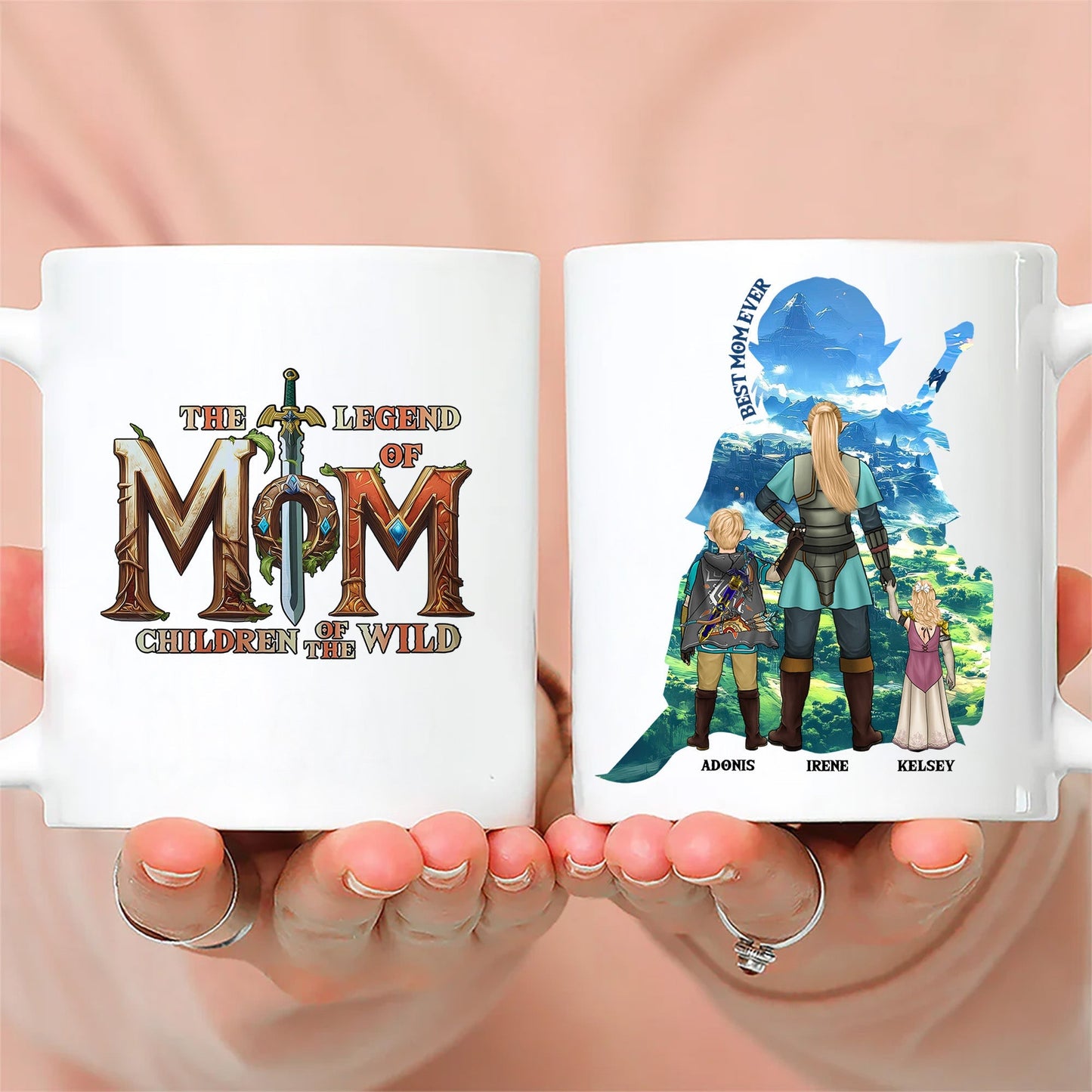The Legend Of Mom Zelda - Personalized Mug - Gift for Mom | CL07 NH96