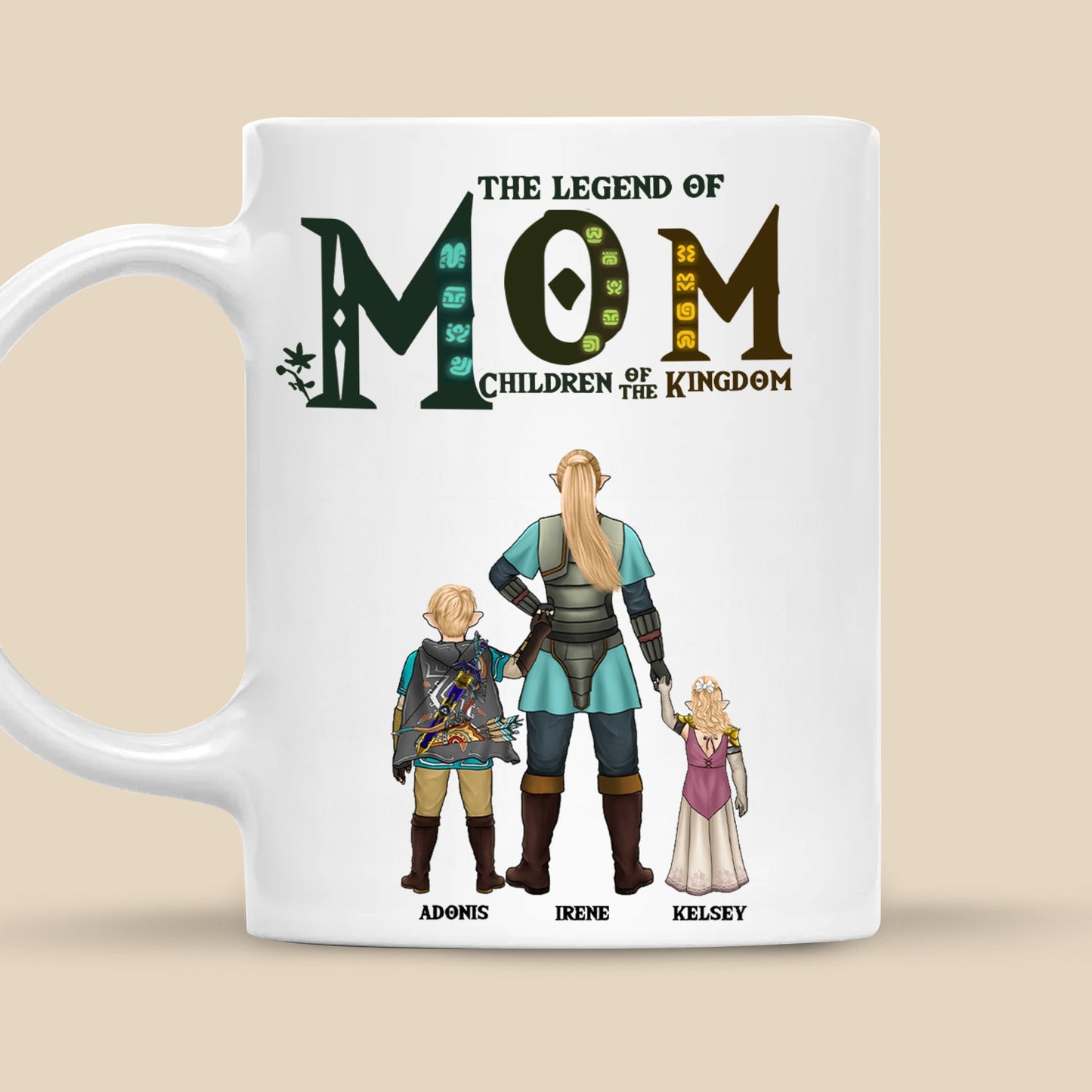 The Legend Of Mom Children Of The Kingdom Zelda - Personalized Mug - Gift for Mom, Grandma, Wife | CL07 NH96