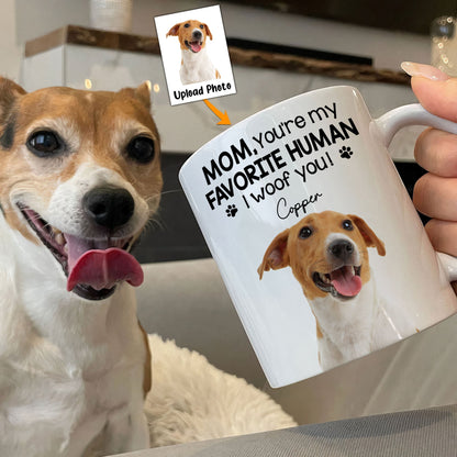 Mom Dad We Woof You - Personalized Mug