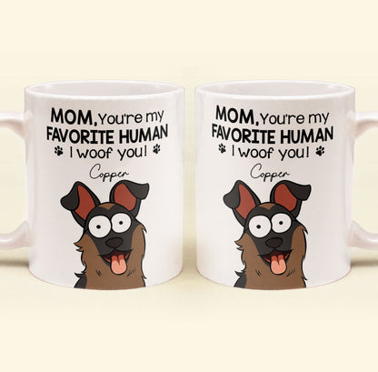 Mom Dad We Woof You - Personalized Mug