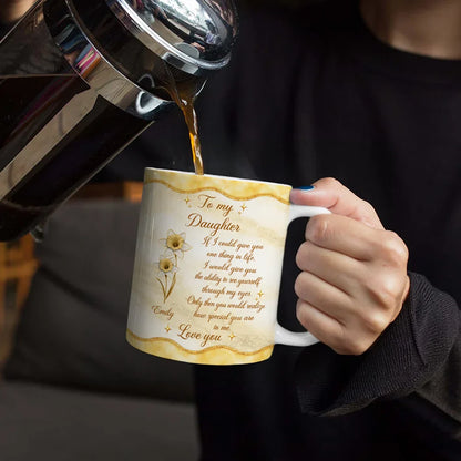 Mom And Daughter How Special You Are To Me - Personalized White Edge-to-Edge Mug