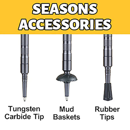 Multifunctional Aluminium Alloy Hiking Stick