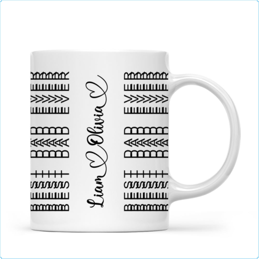Best Dad Ever Funny Dad Hidden Message Personalized Mug, Father's Day Gift for Dad, Custom Kids' Names