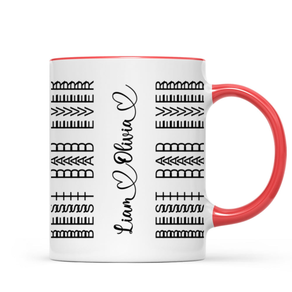 Best Dad Ever Funny Dad Hidden Message Personalized Mug, Father's Day Gift for Dad, Custom Kids' Names