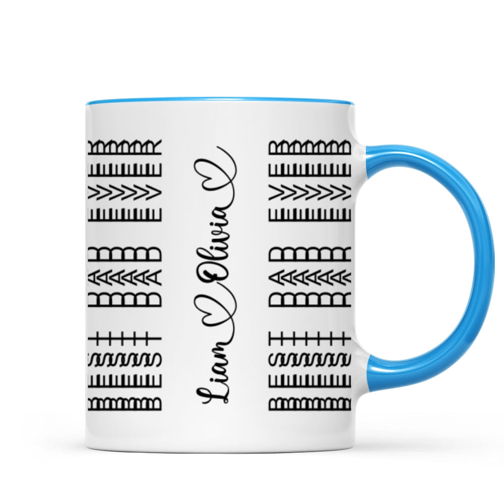 Best Dad Ever Funny Dad Hidden Message Personalized Mug, Father's Day Gift for Dad, Custom Kids' Names