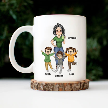 This Mug Belongs To - Gift For Mom, Mother, Grandma, Grandmother - Personalized Mug
