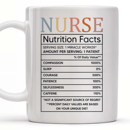 Nurse, Stethoscope and Heartbeat - Personalized Custom Coffee Mug - NUR016_MG