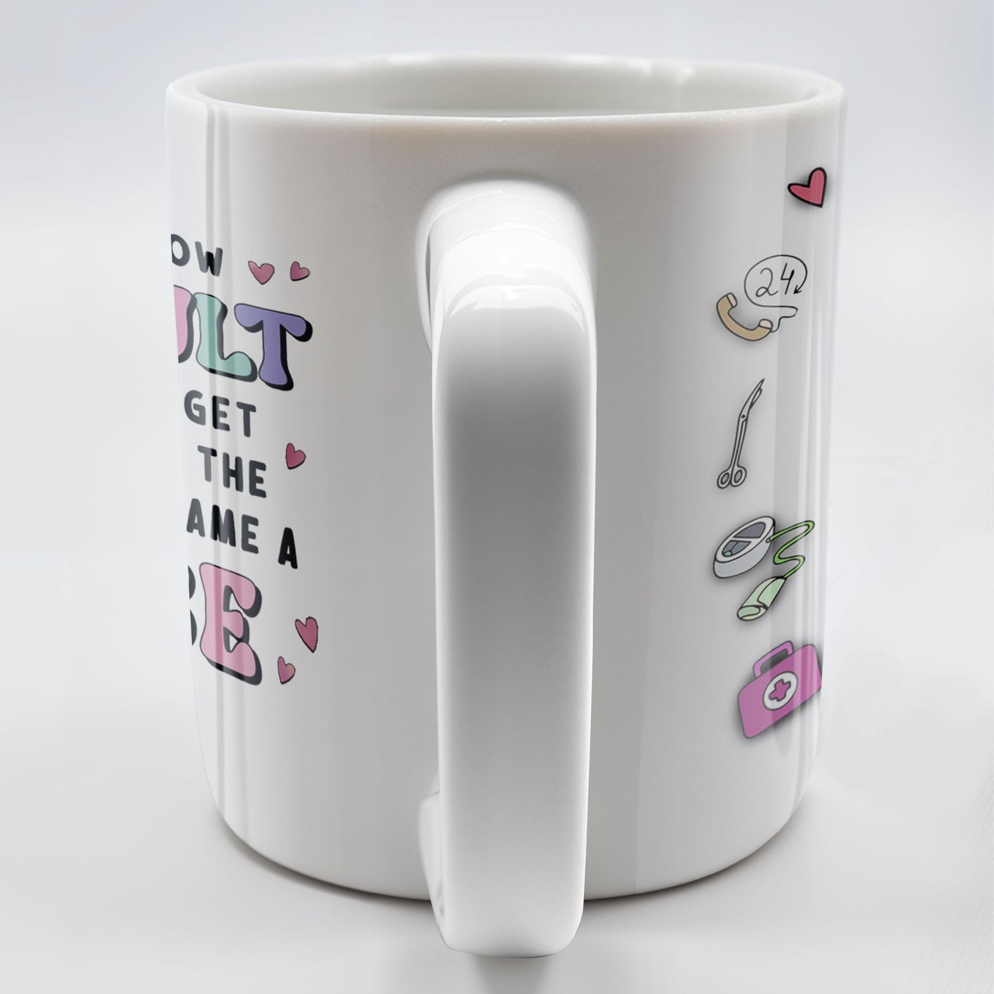 No Matter How Difficult The Days May Get, Nurse And Medical Symbols - Personalized Custom Coffee Mug - NUR019_MG