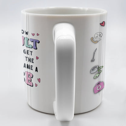 No Matter How Difficult The Days May Get, Nurse And Medical Symbols - Personalized Custom Coffee Mug - NUR019_MG