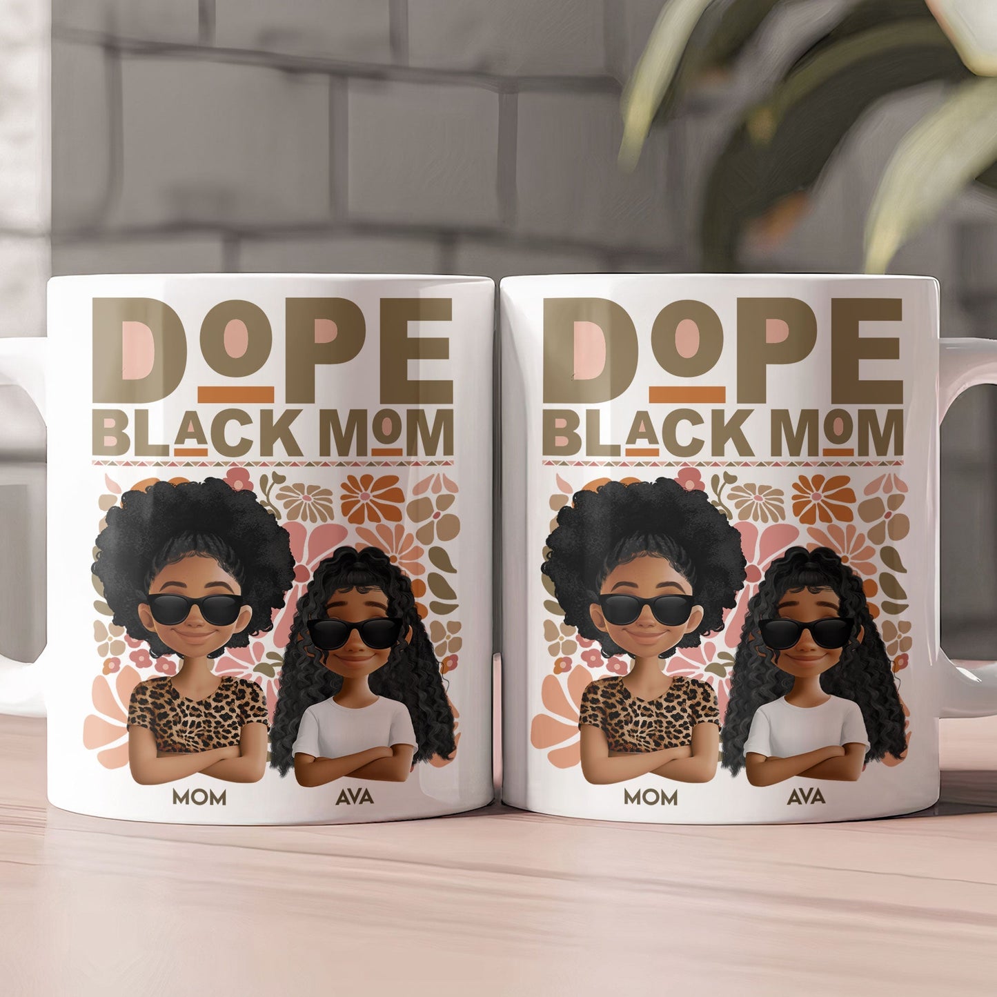 New Version Dope Mom - Personalized Mug