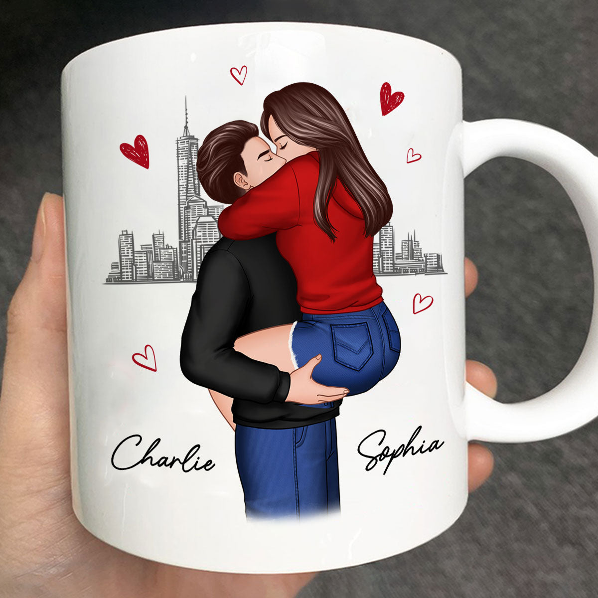I Love You Forever Yours Funny Gift For Couple Gift Personalized Mug