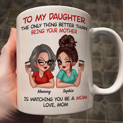 To My Daughter From Mom Personalized Mug