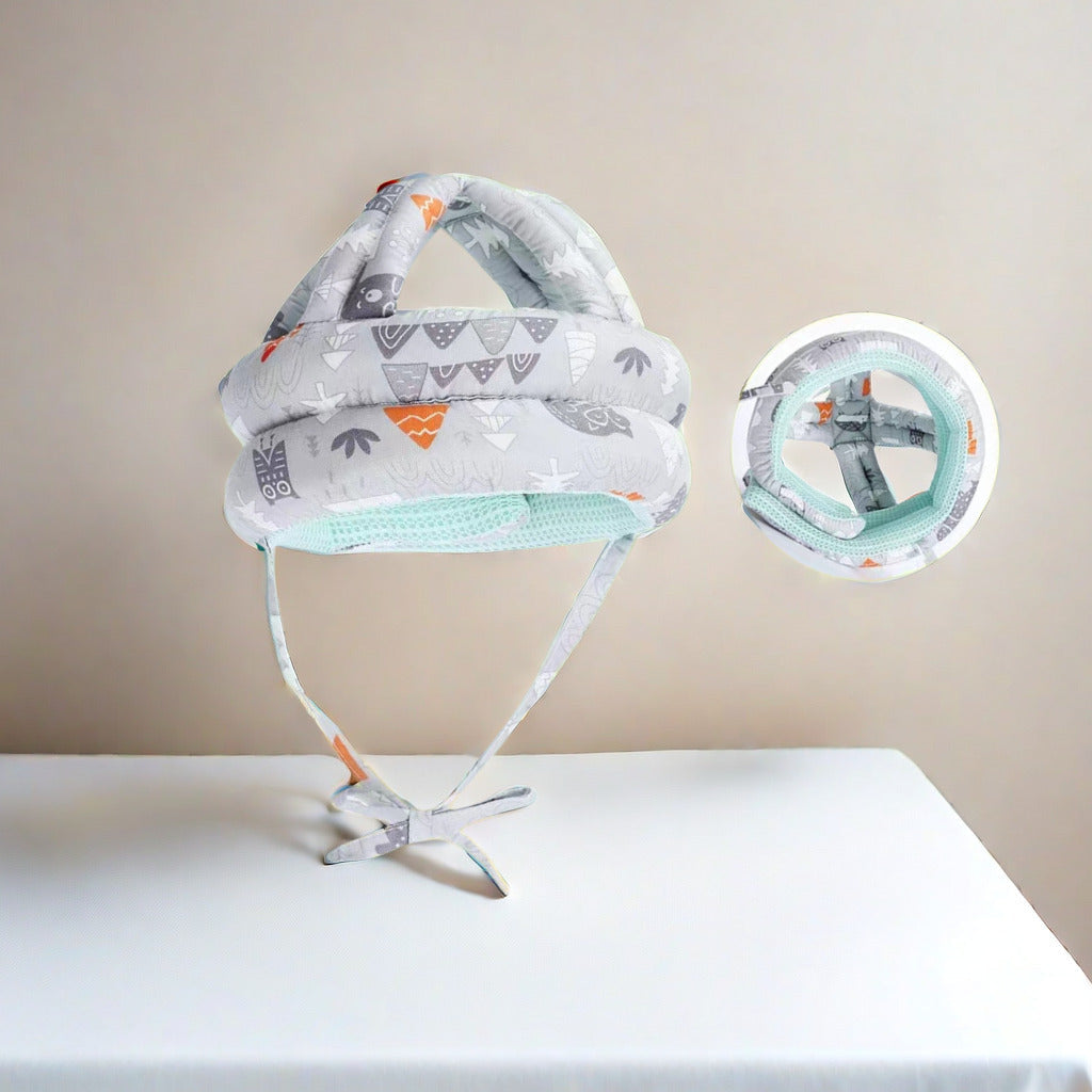 Baby Head Protection for Learning to Walk