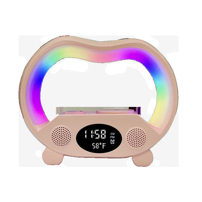 6In1 Multi-Function Wireless Charger Night Light Bluetooth Speaker