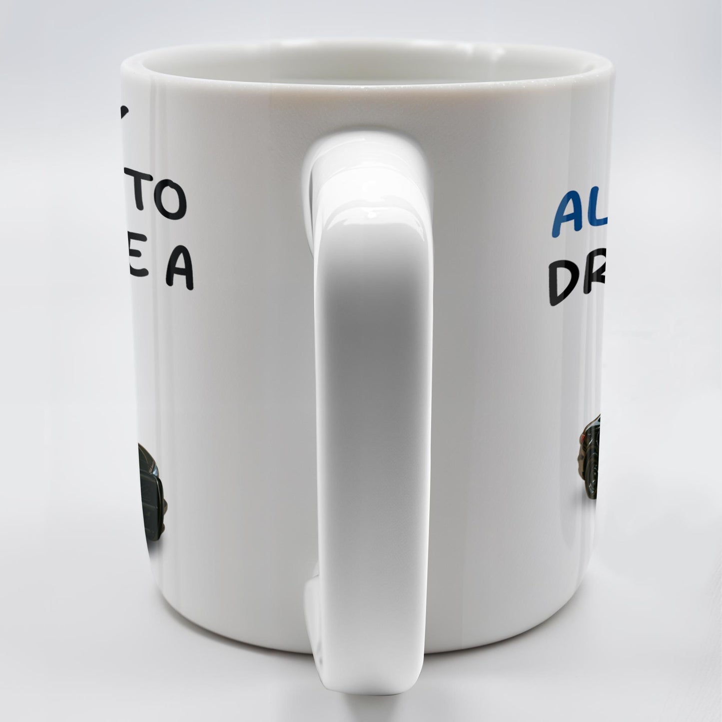 Legally Allowed To Drive Like A Twat, Police Car - Personalized Custom Coffee Mug - OFC015_MG