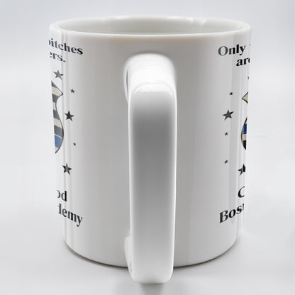 Only The Baddest B*tches Are Police Officers, Police Badge and Officer - Personalized Custom Coffee Mug - OFC020_MG