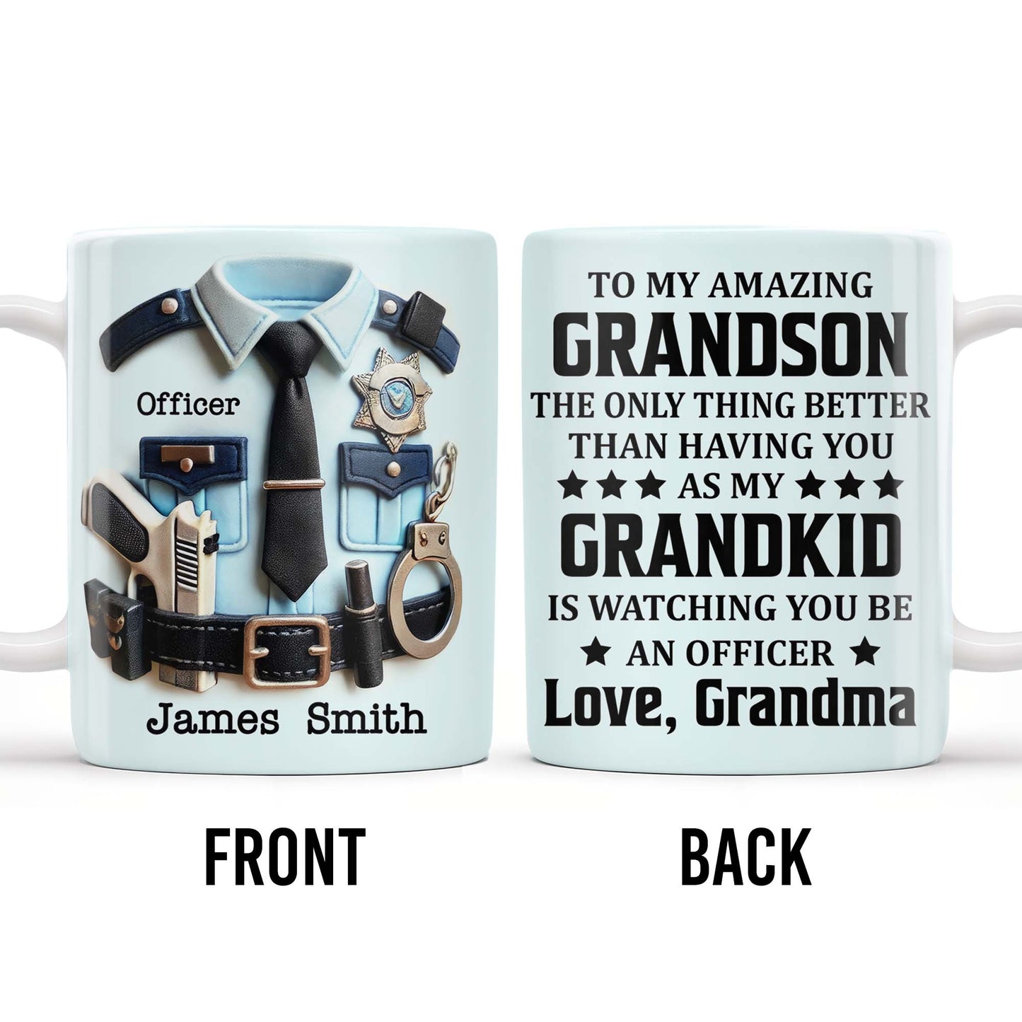 To My Amazing Grandson, The Only Thing Better Than Having You As My Grandkid - Personalized Custom Coffee Mug - OFC021_MG