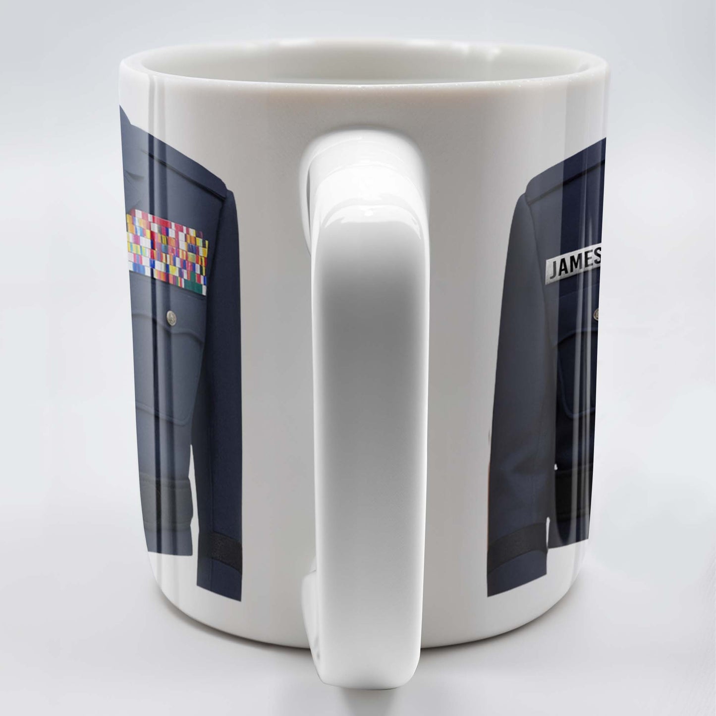 Honor Your Service With This Personalized Uniform Badge Mug - Personalized Custom Coffee Mug - OFC023_MG