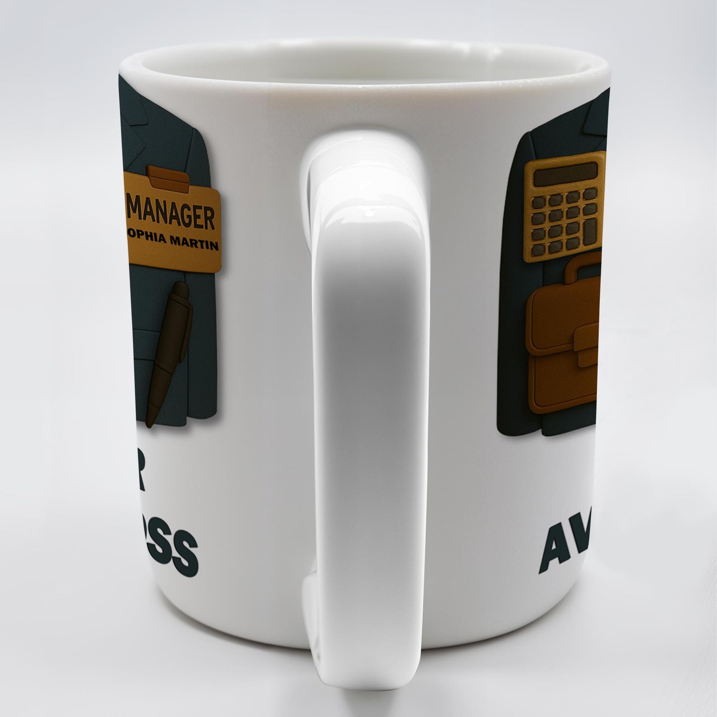 Not Your Average Boss, Suit and Accessories - Personalized Custom Coffee Mug - OFW004_MG