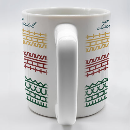 Lucia Once Said, Colorful Horizontal Bands Coffee Mug - Personalized Custom Coffee Mug - OFW012_MG