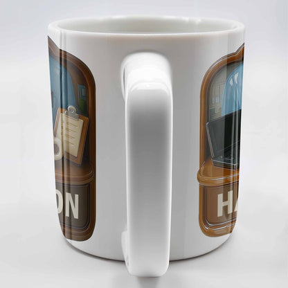 Perfect Gift For The Hardworking Professional Featuring Shirt, Tie, Desk - Personalized Custom Coffee Mug - OFW015_MG