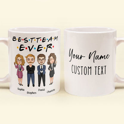 Office Squad New Version - Personalized Mug - Birthday, Retirement, Promotion, Leaving Gift For Colleagues, Employees, Staffs, Direct Reports