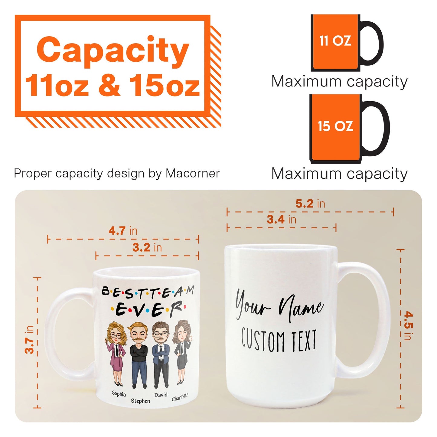 Office Squad New Version - Personalized Mug - Birthday, Retirement, Promotion, Leaving Gift For Colleagues, Employees, Staffs, Direct Reports