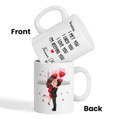Forever Yours Couple Anniversary Gift Personalized Mug