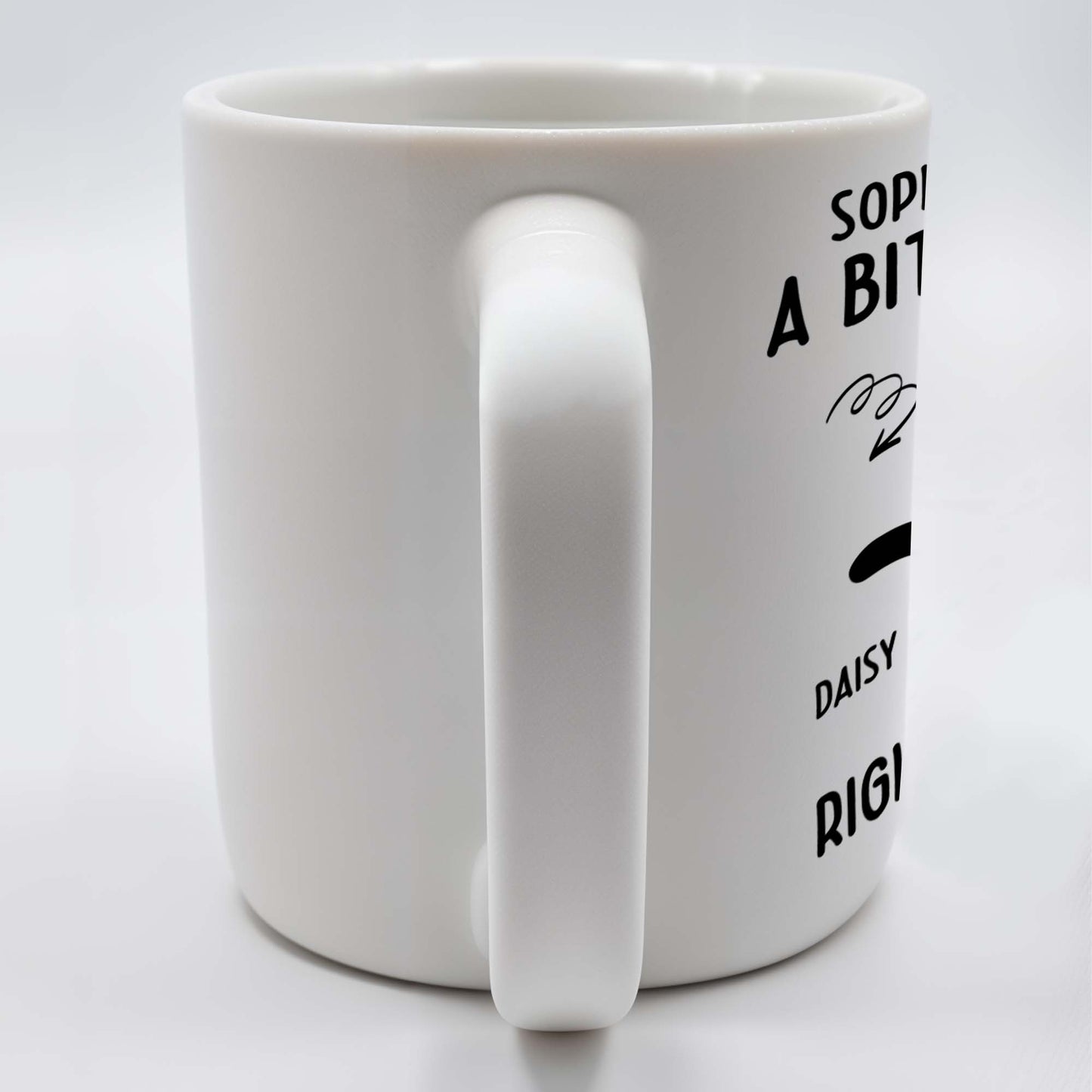 I'd Do Anything For You Featuring Black Cat With Knife - Personalized Custom Coffee Mug - PET081_MG