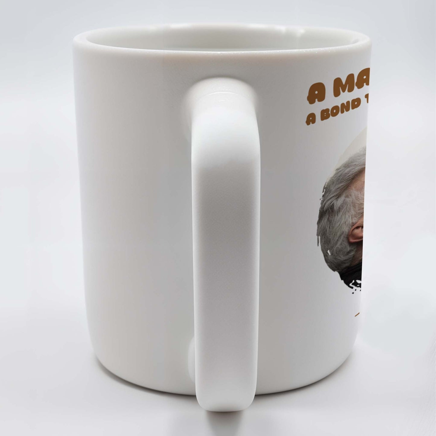 A Man And His Dog Bond That Can't Be Broken - Personalized Custom Coffee Mug - PET082_MG