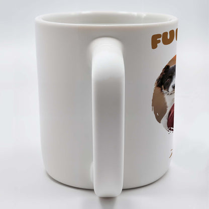 Fur Mama With Loving Pet Owner - Personalized Custom Coffee Mug - PET085_MG