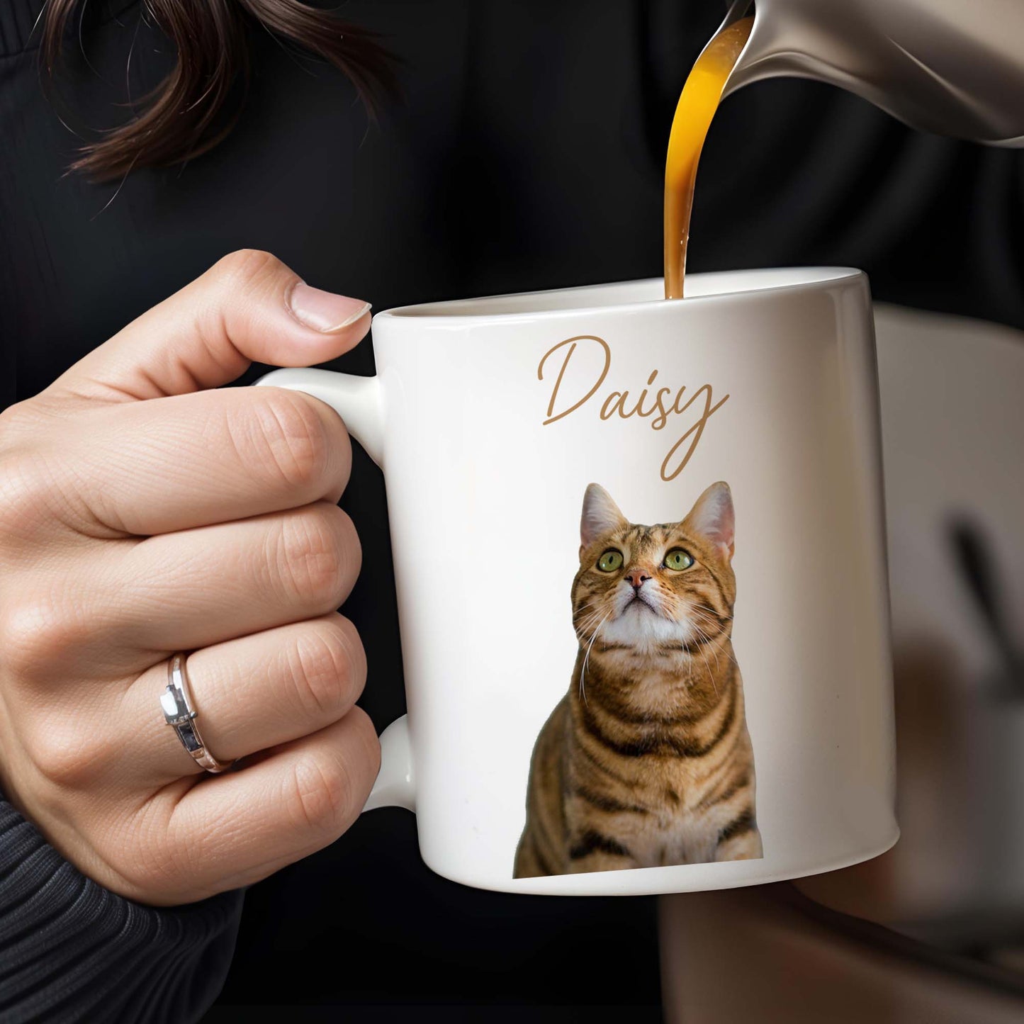 Celebrate Your Furry Friend With a Personalized Mug - Personalized Custom Coffee Mug - PET089_MG