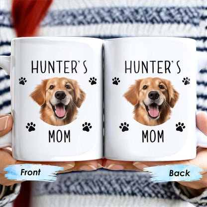Celebrate Your Pet Love With A Charming Dog And Paws Mug - Personalized Custom Coffee Mug - PET093_MG