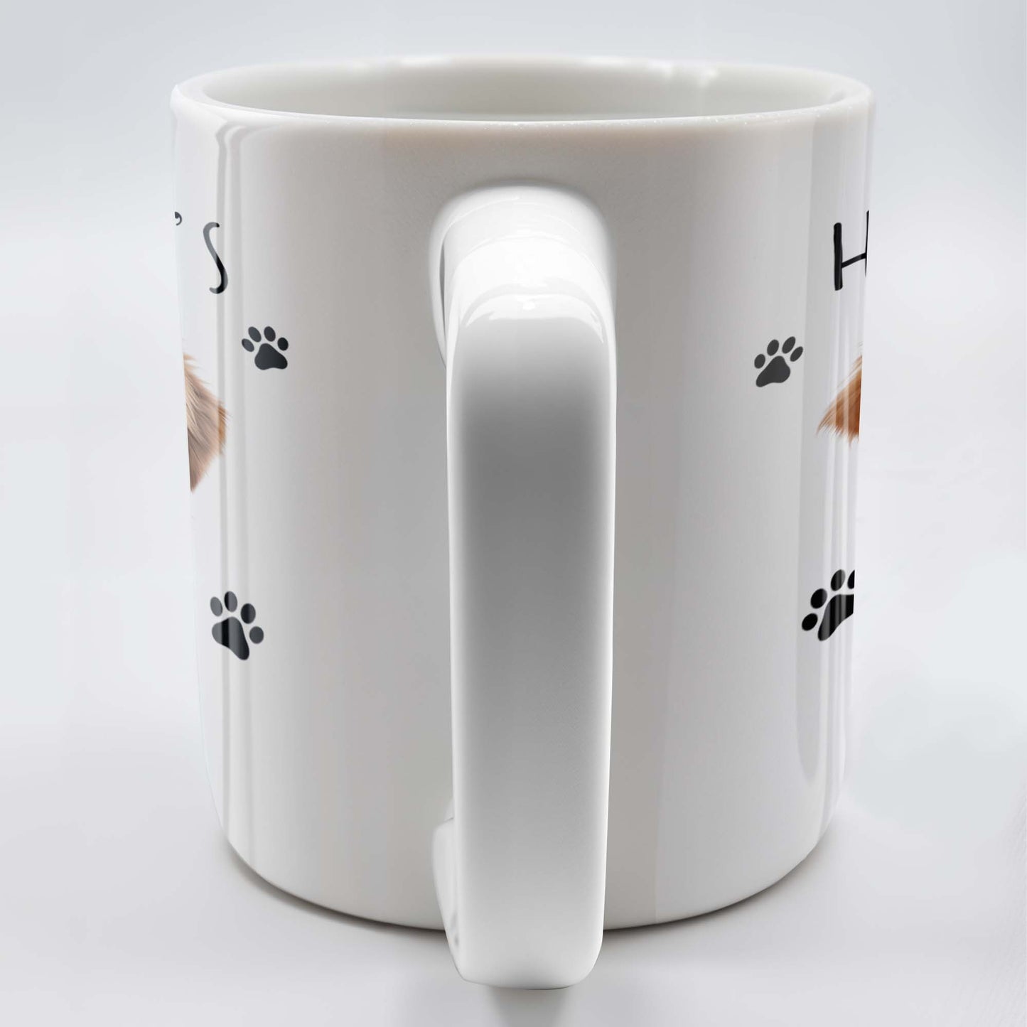 Celebrate Your Pet Love With A Charming Dog And Paws Mug - Personalized Custom Coffee Mug - PET093_MG